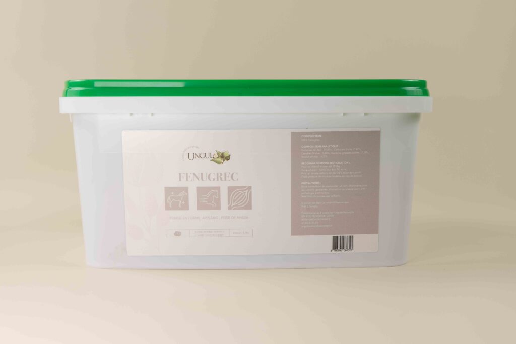 Fénugrec en plante pure pour la remise en forme et la prise de masse au naturel du cheval