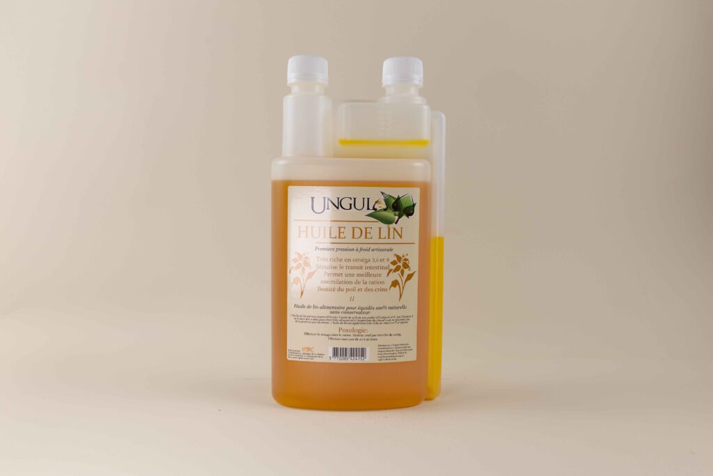 Huile de lin en bidon, pression à froid artisanale très riche en oméga 3, 1L 100% naturel