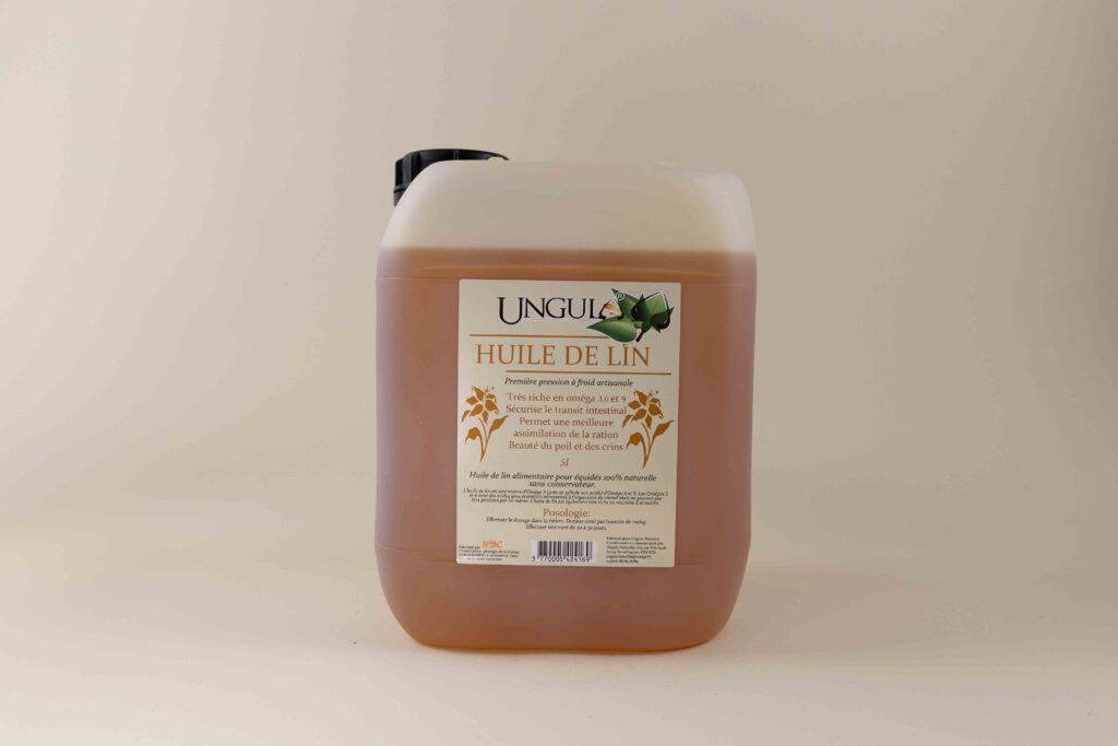 Huile de lin en bidon, pression à froid artisanale très riche en oméga 3, 1L 100% naturel