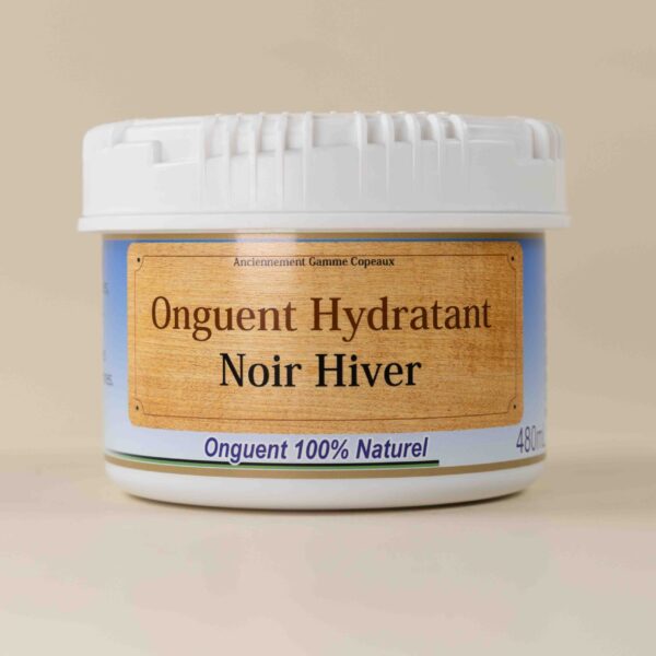 onguent hydratant noir pour un usage hiver, graisse 100% naturelle