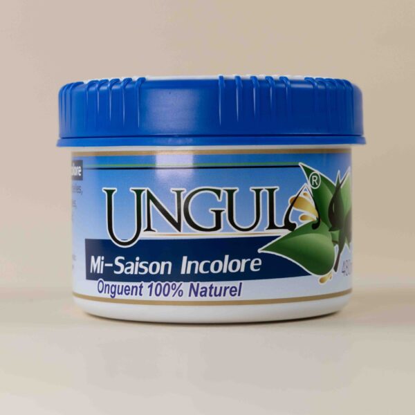 Graisse pour chevaux, onguent 100% naturel mi-saison incolore pour les sabots, fabriqué en France chez Ungula Naturalis